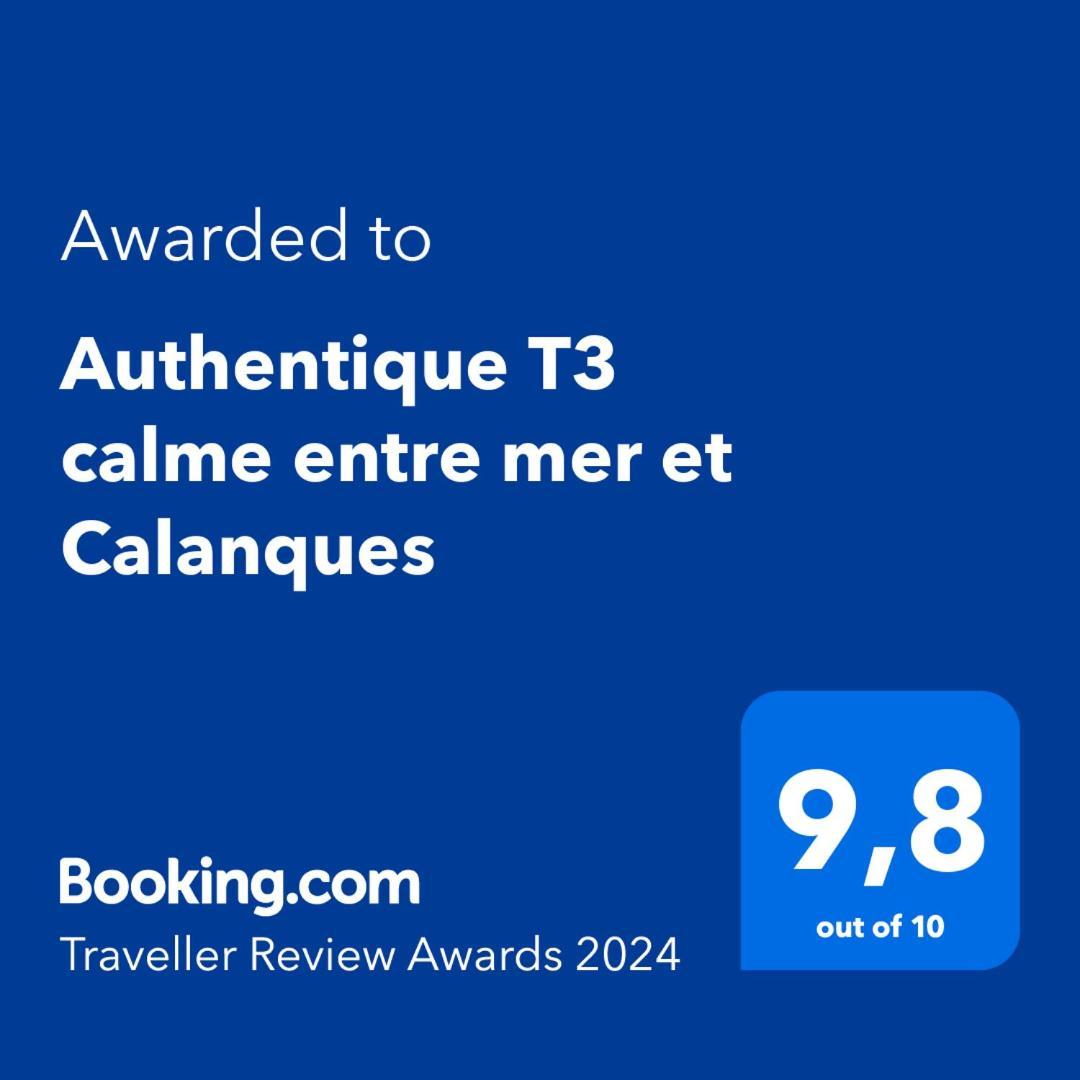 Authentique T3 Calme Entre Mer Et Calanques Marseille Ngoại thất bức ảnh